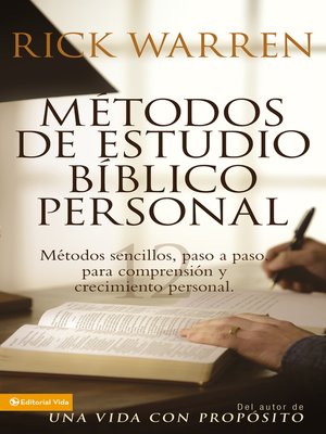 cover image of Métodos de estudio bíblico personal
